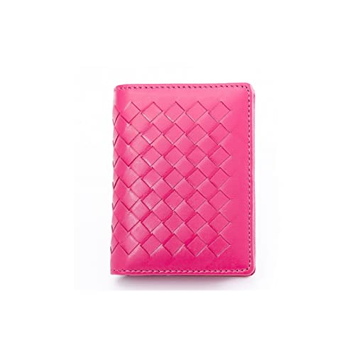 AQQWWER Geldbörsen für Damen Sheep Skin Card Brieftasche garantiert Designer Mode-Stil Unisex-Kartenhalter (Color : Pink) von AQQWWER