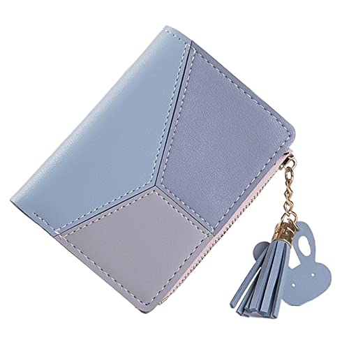 AQQWWER Geldbörsen für Damen Silver Credit Card Holder Black Wallets Metal Holders New Unisex Box Business Creative Multi Purses (Color : Blue) von AQQWWER