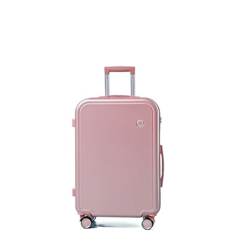 AQQWWER Gepäckset Carry On Luggage,travel Suitcase On Wheels,Luggage Set,Girl Women Trolley Luggage Bag,Rolling Luggage Case (Color : Pink, Size : 20") von AQQWWER