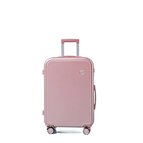 AQQWWER Gepäckset Carry On Luggage,travel Suitcase On Wheels,Luggage Set,Girl Women Trolley Luggage Bag,Rolling Luggage Case (Color : Pink, Size : 22") von AQQWWER