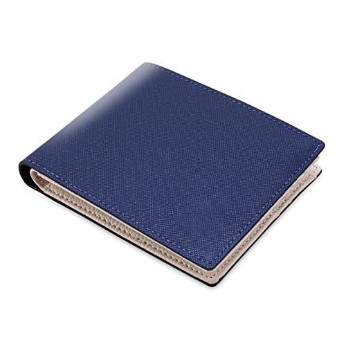 AQQWWER Herren Geldbörse Men's Wallets Multi-Card Slot Wallets Men's Leather Wallets Men's (Color : Blue) von AQQWWER