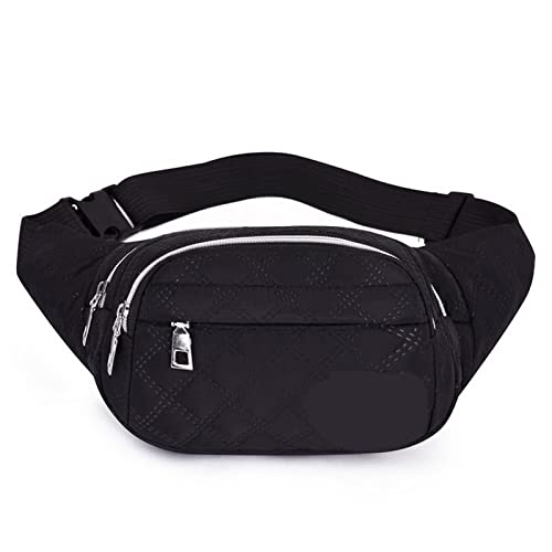 AQQWWER Hüfttasche Banana Belt Herren Damen Hüfttaschen Herren Damen Hüfttasche Taschen Travel Row Hüfttaschen (Color : Black) von AQQWWER
