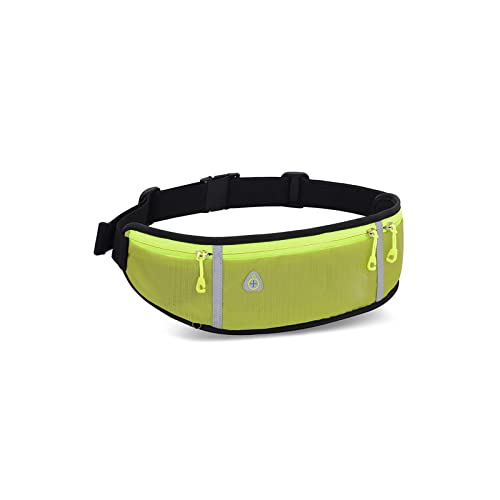 AQQWWER Hüfttasche Damen Sport Laufen Taille Tasche Crossbody Brieftasche Gürtel Reisen Telefon Tasche Nylon Taille Tasche (Color : Green) von AQQWWER