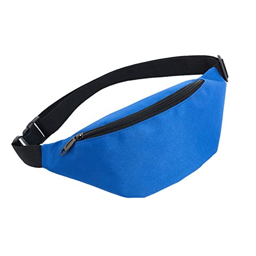 AQQWWER Hüfttasche Frauen Gürteltasche Taille Tasche Nette Fanny Pack wasserdichte Brust Handtasche Unisex Damen Frauen Gürteltaschen Hüfte Geldbörse (Color : Blue) von AQQWWER