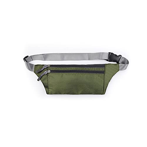 AQQWWER Hüfttasche Frauen Männer Sport Taille Taschen Crossbody Brieftaschen Reisen Telefon Taschen Mode Sporttasche Taille Taschen (Color : Army Green) von AQQWWER