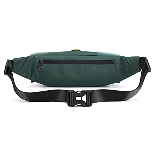 AQQWWER Hüfttasche Herren-Burg-Taschen, Nylon wasserdichte Outdoor-Sport-Gürtel-Tasche, Laufgurt-Tasche Multifunktionale Crossbody-Tasche (Color : Green) von AQQWWER