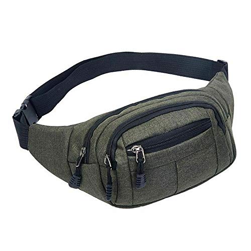AQQWWER Hüfttasche Männer Frauen Reise-Bum Bag Gürteltasche mit Reißverschluss Outdoor Sports Bag Pouch (Color : 5) von AQQWWER