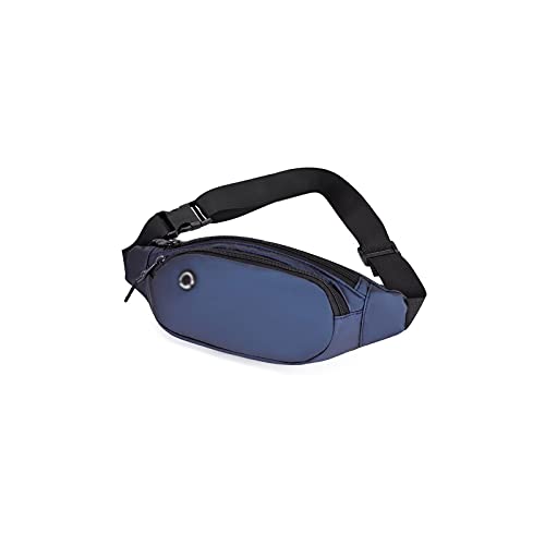 AQQWWER Hüfttasche Männer Taille Tasche Geldbörse Casual Große Telefon Gürtel Tasche Beutel Frauen Leinwand Reisen Telefon Tasche Fanny Bag Hüfte 4 Taschen (Color : Blue) von AQQWWER