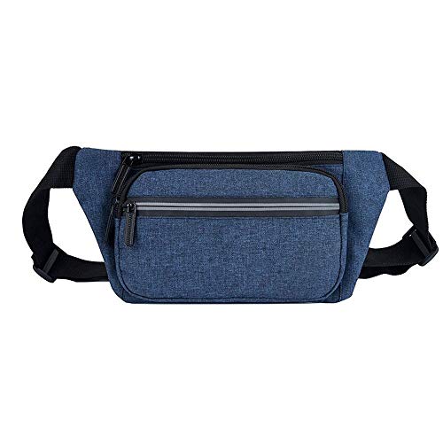 AQQWWER Hüfttasche Mode Männer Taille Gürteltasche Fanny-Pack Gürtel Geldbeutel Wallet Zip Reise Wandern Sling Bag (Color : 2) von AQQWWER