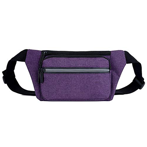 AQQWWER Hüfttasche Mode Männer Taille Gürteltasche Fanny-Pack Gürtel Geldbeutel Wallet Zip Reise Wandern Sling Bag (Color : 3) von AQQWWER