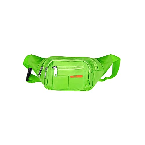 AQQWWER Hüfttasche Mode Simple Damen Taille Tasche Herren Taille Tasche Casual Funktionale Outdoor Sports Tasche (Color : Green) von AQQWWER