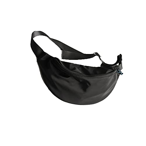 AQQWWER Hüfttasche Mode Taille Tasche Männer Laufende Diagonale Tasche Brusttasche Multifunktionssport und Freizeit Schultertasche (Color : Black) von AQQWWER