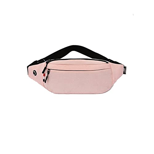 AQQWWER Hüfttasche Nylon Taille Tasche Umhängetasche Multifunktionale Taille Brusttasche Casual Travel Damen Messenger Bag (Color : Pink) von AQQWWER