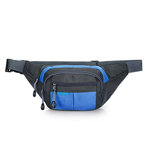 AQQWWER Hüfttasche Sport Fanny-Pack Männer Frauen Universelle wasserdichte Nylongürteltasche beiläufige laufende Brusttasche (Color : 4) von AQQWWER