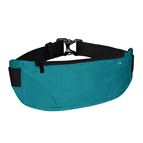 AQQWWER Hüfttasche Sport Fanny Pack for Frauen Männer Bequeme Mobiltelefone Taille Packung wasserdichte Gürtelbeutel Outdoor Brustpackung Unisex (Color : Green) von AQQWWER