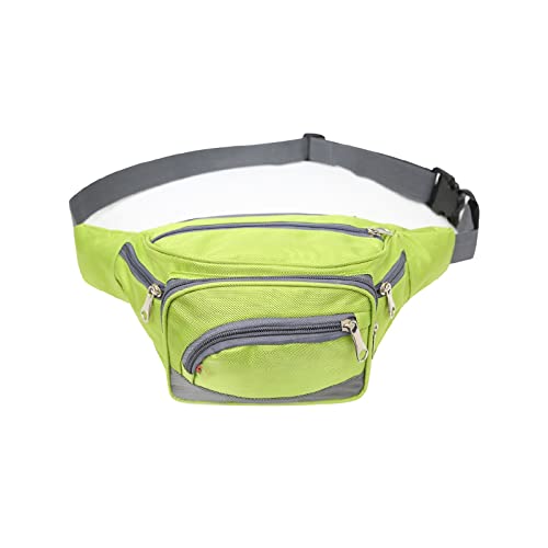 AQQWWER Hüfttasche Sport Laufen Radfahren Messenger Brusttasche Herren- und Damen-Hüfttasche mit großer Kapazität (Color : Green) von AQQWWER