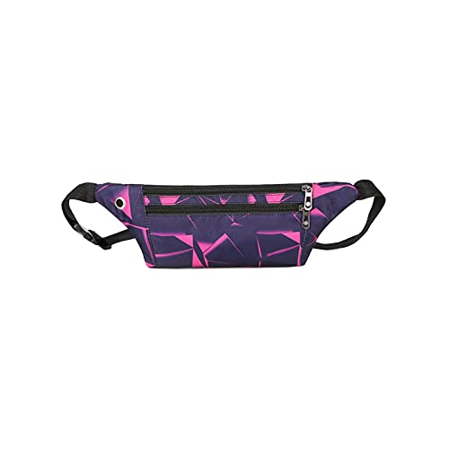 AQQWWER Hüfttasche Taille Packs Frauen Tasche, tragbare Handy Münze Geldbörsen für Reisen und Sport im Freien, Reisen wasserdicht mit Kopfhörerloch (Color : Pink) von AQQWWER