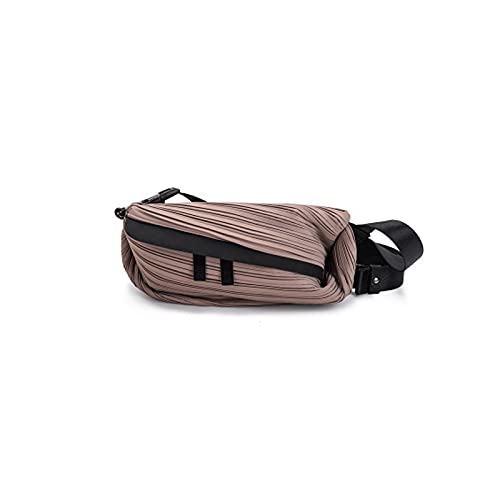 AQQWWER Hüfttasche Taille Tasche Fanny Pack für Frauen wasserdichte Taille Taschen Damen Mode Bum Bag Reise Crossbody Brusttaschen Unisex Hüfttasche (Color : Apricot) von AQQWWER