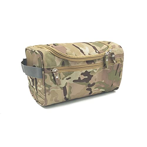 AQQWWER Schminktasche Camouflage Waterproof Leather Makeup Bags Purse Wash Bag Cosmetic Bag Case Container Pouch (Color : 2) von AQQWWER