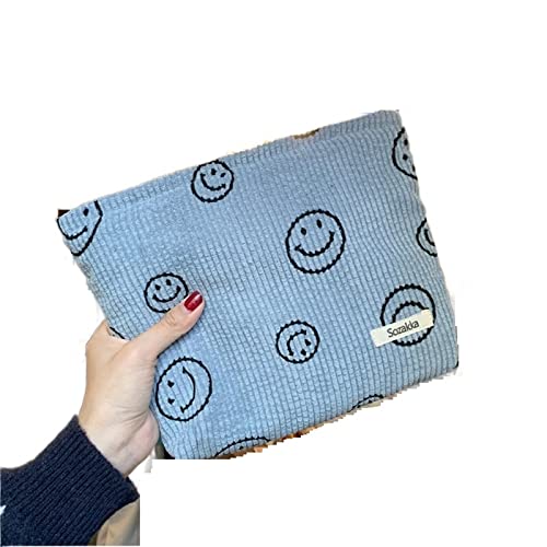 AQQWWER Schminktasche Corduroy Cosmetic Bag Women Handbags Purses Makeup Storage Makeup Bag von AQQWWER