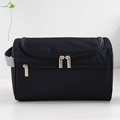 AQQWWER Schminktasche Männer hängen Kosmetiktasche Business Makeup Case Frauen Reise Make-up Reißverschluss Organizer Aufbewahrungsbeutel Kulturwaschbad Kit. (Color : Black) von AQQWWER