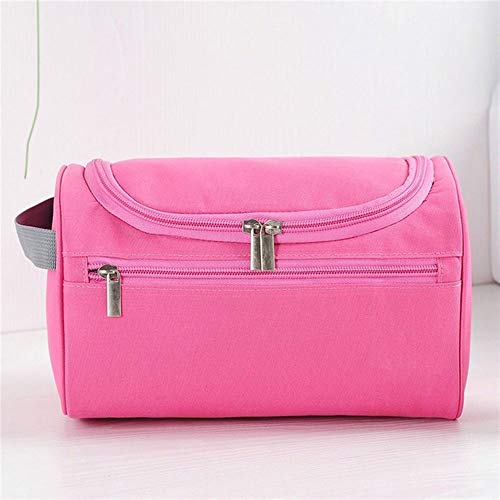 AQQWWER Schminktasche Männer hängen Kosmetiktasche Business Makeup Case Frauen Reise Make-up Reißverschluss Organizer Aufbewahrungsbeutel Kulturwaschbad Kit. (Color : Pink) von AQQWWER