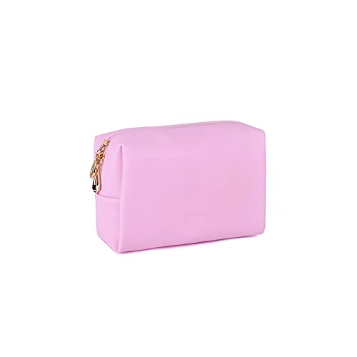 AQQWWER Schminktasche Makeup Bag Cosmetic Organizer Zipper Toiletry Pouch Make Up Case for Brushes Travel Accessories Women (Color : Pink) von AQQWWER