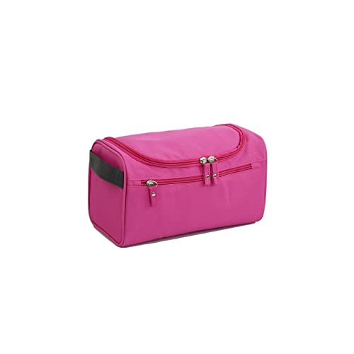 AQQWWER Schminktasche Zipper Man Women Waterproof Makeup Bag Cosmetic Bag Beauty Case Make Up Organizer Toiletry Bag Kits Storage Travel Wash Pouch (Color : Pink) von AQQWWER