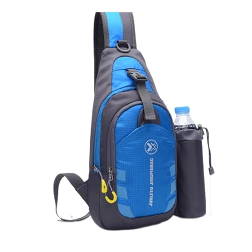 AQQWWER Umhängetaschen für Damen Travel Backpack, Outdoor Sports Backpack, Waterproof, Mountaineering (Color : Blue) von AQQWWER