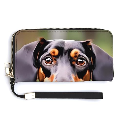 AQRJLPM Dackel Weiner Geldbörse für Hunde, Leder, Reißverschluss, großes Fassungsvermögen, Geldbörse mit Handgelenkriemen, Weiß, 20 x 10,5 cm, weiß, 20.0*10.5cm, Brieftasche AQRJLPM Dackel Weiner Geldbörse für Hunde, Leder, Reißverschluss, großes Fassungsvermögen, Geldbörse mit Handgelenkriemen, Weiß, 20 x 10,5 cm, weiß, 20.0*10.5cm, Brieftasche von AQRJLPM