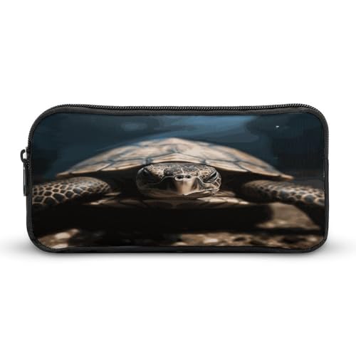 AQRJLPM Federmäppchen mit Tierschildkröte, großes Fassungsvermögen, einfache Markertasche, tragbar, ästhetischer Reißverschluss, Federmäppchen AQRJLPM Federmäppchen mit Tierschildkröte, großes Fassungsvermögen, einfache Markertasche, tragbar, ästhetischer Reißverschluss, Federmäppchen von AQRJLPM