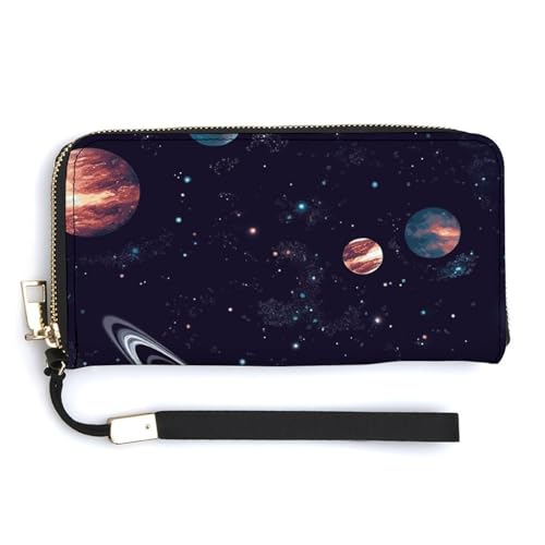 AQRJLPM Galaxy Decor Geldbörse aus Leder, mit Reißverschluss, großes Fassungsvermögen, mit Handgelenkriemen, weiß, 20 x 10,5 cm, Geldbörse, weiß, 20.0*10.5cm, Brieftasche AQRJLPM Galaxy Decor Geldbörse aus Leder, mit Reißverschluss, großes Fassungsvermögen, mit Handgelenkriemen, weiß, 20 x 10,5 cm, Geldbörse, weiß, 20.0*10.5cm, Brieftasche von AQRJLPM