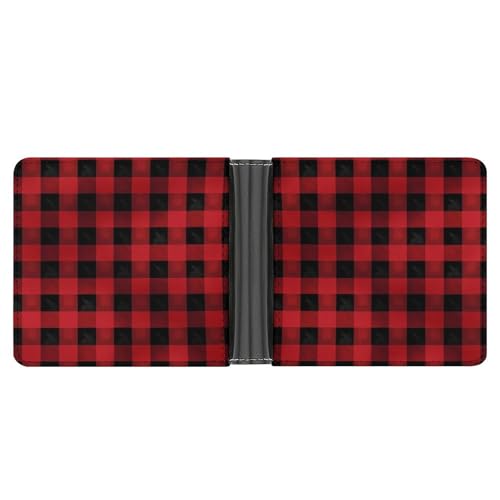 AQRJLPM Geldbörse mit Geldklammer, Leder, schmal, Kreditkartenhalter, Geschenk für Herren, Rot / Schwarz AQRJLPM Geldbörse mit Geldklammer, Leder, schmal, Kreditkartenhalter, Geschenk für Herren, Rot / Schwarz von AQRJLPM