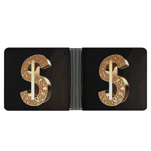 AQRJLPM Gold Dollar Sign Wallet with Money Clip Leather Bifold Wallet Slim Credit Card Holder Gift for Men AQRJLPM Gold Dollar Sign Wallet with Money Clip Leather Bifold Wallet Slim Credit Card Holder Gift for Men von AQRJLPM