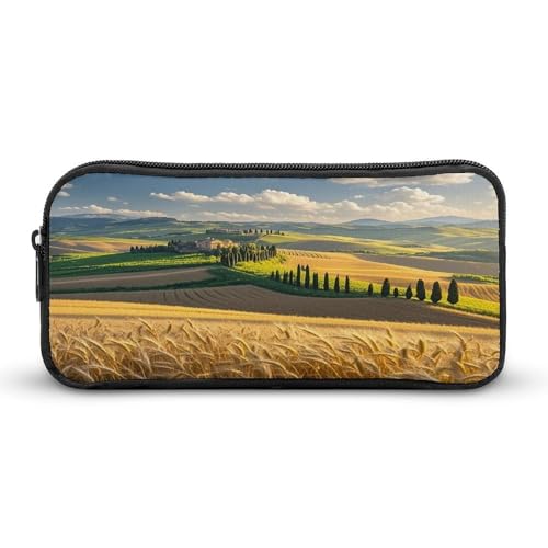AQRJLPM Italienisches Federmäppchen, Toskana, großes Fassungsvermögen, einfache Markertasche, tragbar, ästhetischer Reißverschluss, Federmäppchen AQRJLPM Italienisches Federmäppchen, Toskana, großes Fassungsvermögen, einfache Markertasche, tragbar, ästhetischer Reißverschluss, Federmäppchen von AQRJLPM