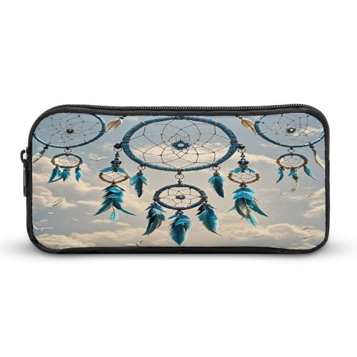 AQRJLPM Native Dream Catcher Federmäppchen, großes Fassungsvermögen, einfache Marker-Tasche, tragbar, ästhetischer Reißverschluss, Federmäppchen von AQRJLPM