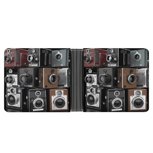 AQRJLPM Retro Cool Camera Collection Wallet with Money Clip Leather Bifold Wallet Slim Credit Card Holder Gift for Men AQRJLPM Retro Cool Camera Collection Wallet with Money Clip Leather Bifold Wallet Slim Credit Card Holder Gift for Men von AQRJLPM