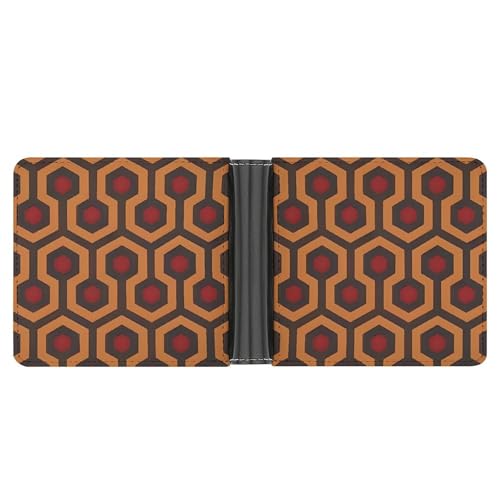 AQRJLPM Shining Overlook Geldbörse mit Geldklammer Leder Bifold Wallet Slim Kreditkartenetui Geschenk für Männer von AQRJLPM