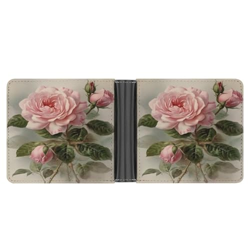 AQRJLPM Vintage Schöne Rose Geldbörse mit Geldklammer Leder Bifold Wallet Slim Kreditkartenetui Geschenk für Männer AQRJLPM Vintage Schöne Rose Geldbörse mit Geldklammer Leder Bifold Wallet Slim Kreditkartenetui Geschenk für Männer von AQRJLPM