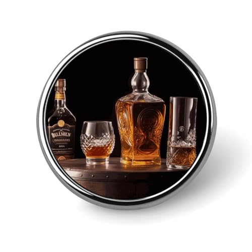 Whisky-Bier-Bilder, rundes Abzeichen, personalisierbar, Metall, Anstecknadel, passend für Kleidung, Taschen, Hüte, humorvolle bedruckte Brosche, Abzeichen, Party-Dekorationen, Zubehör für Männer und Whisky-Bier-Bilder, rundes Abzeichen, personalisierbar, Metall, Anstecknadel, passend für Kleidung, Taschen, Hüte, humorvolle bedruckte Brosche, Abzeichen, Party-Dekorationen, Zubehör für Männer und von AQRJLPM