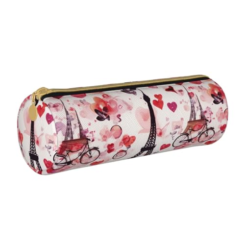 AQRJLPO Cityscape Paris Tower Frankreich bedrucktes rundes Federmäppchen, niedliches Leder-Federmäppchen, Federmäppchen, Schule, Schreibwaren, Organizer, Make-up-Tasche für Jungen, Mädchen, Studenten AQRJLPO Cityscape Paris Tower Frankreich bedrucktes rundes Federmäppchen, niedliches Leder-Federmäppchen, Federmäppchen, Schule, Schreibwaren, Organizer, Make-up-Tasche für Jungen, Mädchen, Studenten von AQRJLPO
