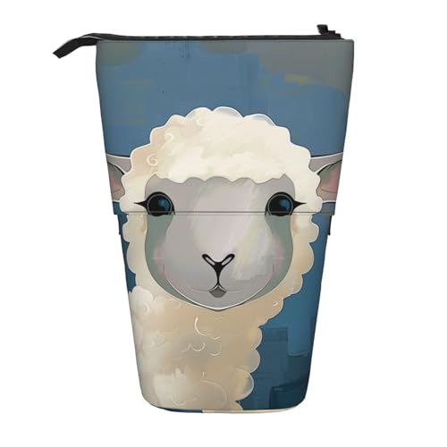 AQRJLPO Erweiterbares Federmäppchen mit Schaf-Kunstdruck, Organizer, dehnbar, Reise-Schreibwaren und Make-up-Tasche, Schreibtisch-Aufbewahrungsbox für Schule, Büro, Reisen, Schwarz , Einheitsgröße AQRJLPO Erweiterbares Federmäppchen mit Schaf-Kunstdruck, Organizer, dehnbar, Reise-Schreibwaren und Make-up-Tasche, Schreibtisch-Aufbewahrungsbox für Schule, Büro, Reisen, Schwarz , Einheitsgröße von AQRJLPO