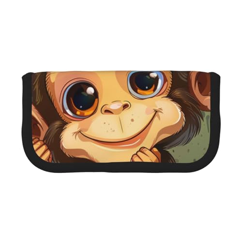 AQRJLPO Federmäppchen aus Segeltuch mit Erdbeermotiv, für Jungen, Mädchen, Damen, Kosmetik- und Schreibwaren-Organizer, Reißverschluss-Schreibtisch-Aufbewahrungstasche für Schule, Büro und Reisen von AQRJLPO