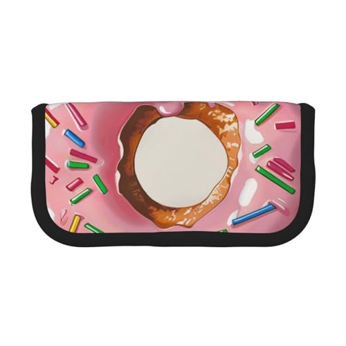 AQRJLPO Federmäppchen aus Segeltuch mit Musiknoten-Druck, für Jungen, Mädchen, Frauen, Kosmetik- und Schreibwaren-Organizer, Reißverschluss, Schreibtisch-Aufbewahrungstasche für Schule, Büro und von AQRJLPO