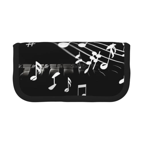 AQRJLPO Federmäppchen aus Segeltuch mit Schmetterlings-Aufdruck, für Jungen, Mädchen, Damen, Kosmetik- und Schreibwaren-Organizer, Reißverschluss, Schreibtisch-Aufbewahrungstasche für Schule, Büro und von AQRJLPO