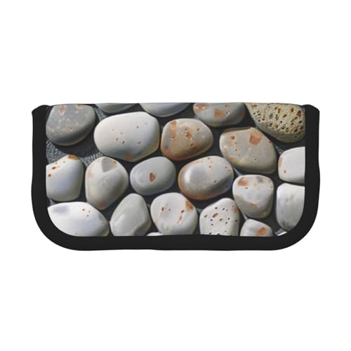 AQRJLPO Federmäppchen aus Segeltuch mit Schmetterlings-Aufdruck, für Jungen, Mädchen, Damen, Kosmetik- und Schreibwaren-Organizer, Reißverschluss, Schreibtisch-Aufbewahrungstasche für Schule, Büro und von AQRJLPO