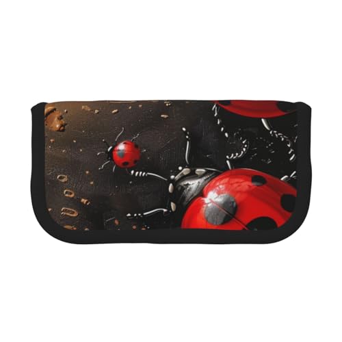 AQRJLPO Federmäppchen aus Segeltuch mit Strand-Maui-Hawaii-Sonnenuntergang, Meereswellen, Wolken, für Jungen, Mädchen, Frauen, Kosmetik- und Schreibwaren-Organizer von AQRJLPO