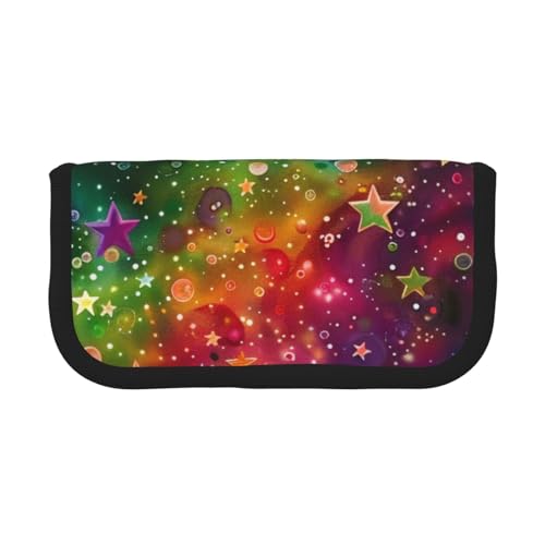 AQRJLPO Federmäppchen aus Segeltuch mit niedlichem Affen-Kunstdruck für Jungen, Mädchen, Frauen, Kosmetik- und Schreibwaren-Organizer, Reißverschluss-Schreibtisch-Aufbewahrungstasche für Schule, Büro von AQRJLPO