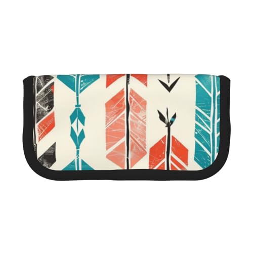 AQRJLPO Federmäppchen aus Segeltuch mit niedlichem Affen-Kunstdruck für Jungen, Mädchen, Frauen, Kosmetik- und Schreibwaren-Organizer, Reißverschluss-Schreibtisch-Aufbewahrungstasche für Schule, Büro von AQRJLPO