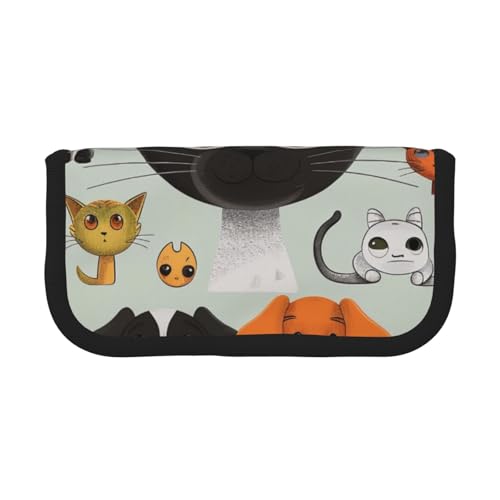 AQRJLPO Federmäppchen aus Segeltuch mit niedlichem Affen-Kunstdruck für Jungen, Mädchen, Frauen, Kosmetik- und Schreibwaren-Organizer, Reißverschluss-Schreibtisch-Aufbewahrungstasche für Schule, Büro AQRJLPO Federmäppchen aus Segeltuch mit niedlichem Affen-Kunstdruck für Jungen, Mädchen, Frauen, Kosmetik- und Schreibwaren-Organizer, Reißverschluss-Schreibtisch-Aufbewahrungstasche für Schule, Büro von AQRJLPO